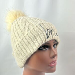 Bride beanie, gift for bride, winter bride, bridal shower gift, wedding gift